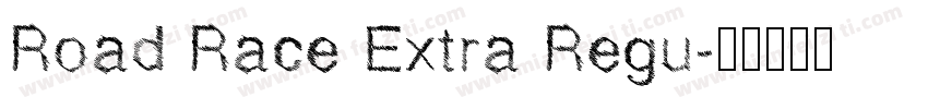 Road Race Extra Regu字体转换